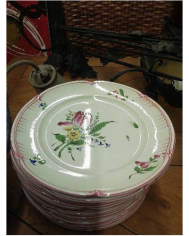 ASSIETTE LUNÉVILLE ANCIEN 