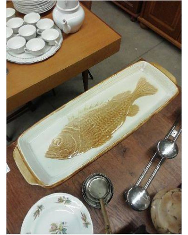PLAT A POISSON ST CLÉMENT VINTAGE 