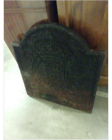 TAQUE DE CHEMINÉE ANCIENNE 