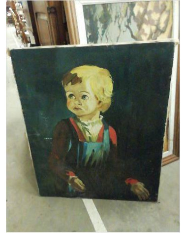 PEINTURE ENFANT QUI PLEURE